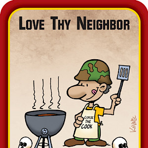 Love Thy Neighbor Munchkin Apocalypse Promo Card cover