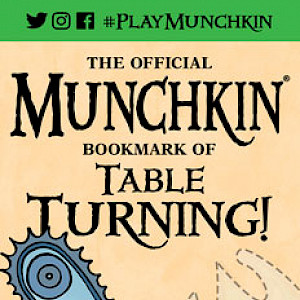 The Official Munchkin Bookmark of Table Turning! cover