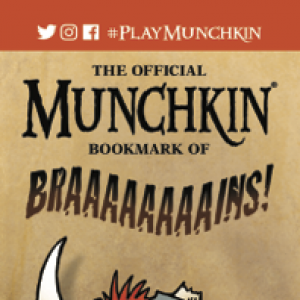 The Official Munchkin Bookmark of BRAAAAAAAAINS! cover