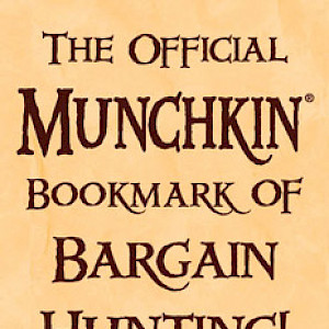 The Official Munchkin Bookmark of Bargain Hunting! cover