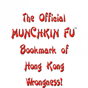 The Official Munchkin Fu Bookmark of Hong Kong Wrongness cover