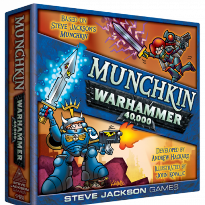 Design Diary: Never Enough Dakka - Warhammer 40,000 Weapons in Munchkin cover