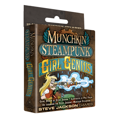 Munchkin Steampunk: Girl Genius Is On Kickstarter! cover