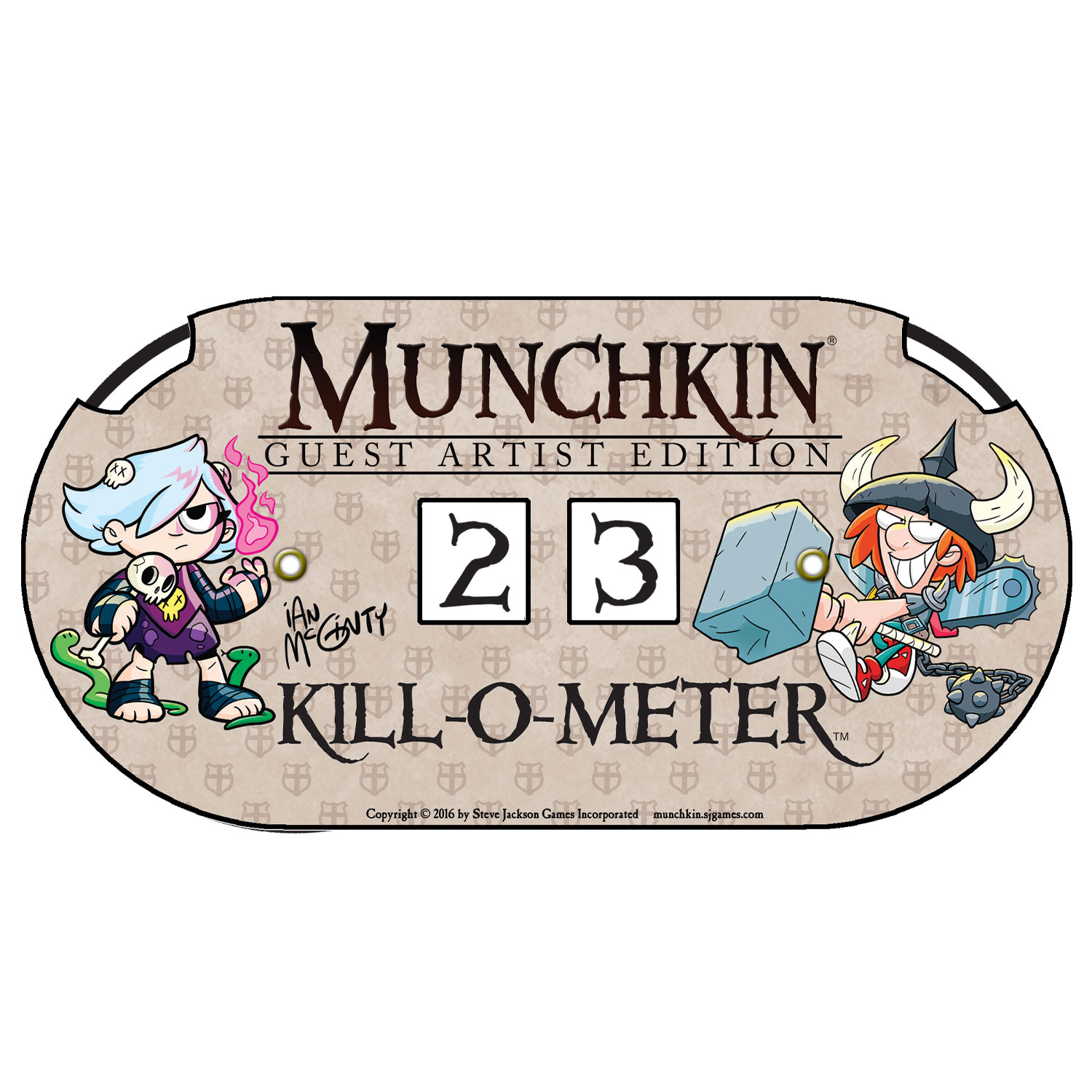 Deluxe Guest Artist Edition Ian McGinty Munchkin Card Game
