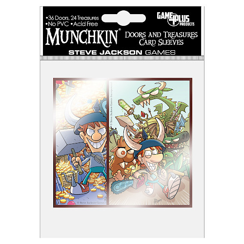 Munchkin Doors and Treasures Card Sleeves cover