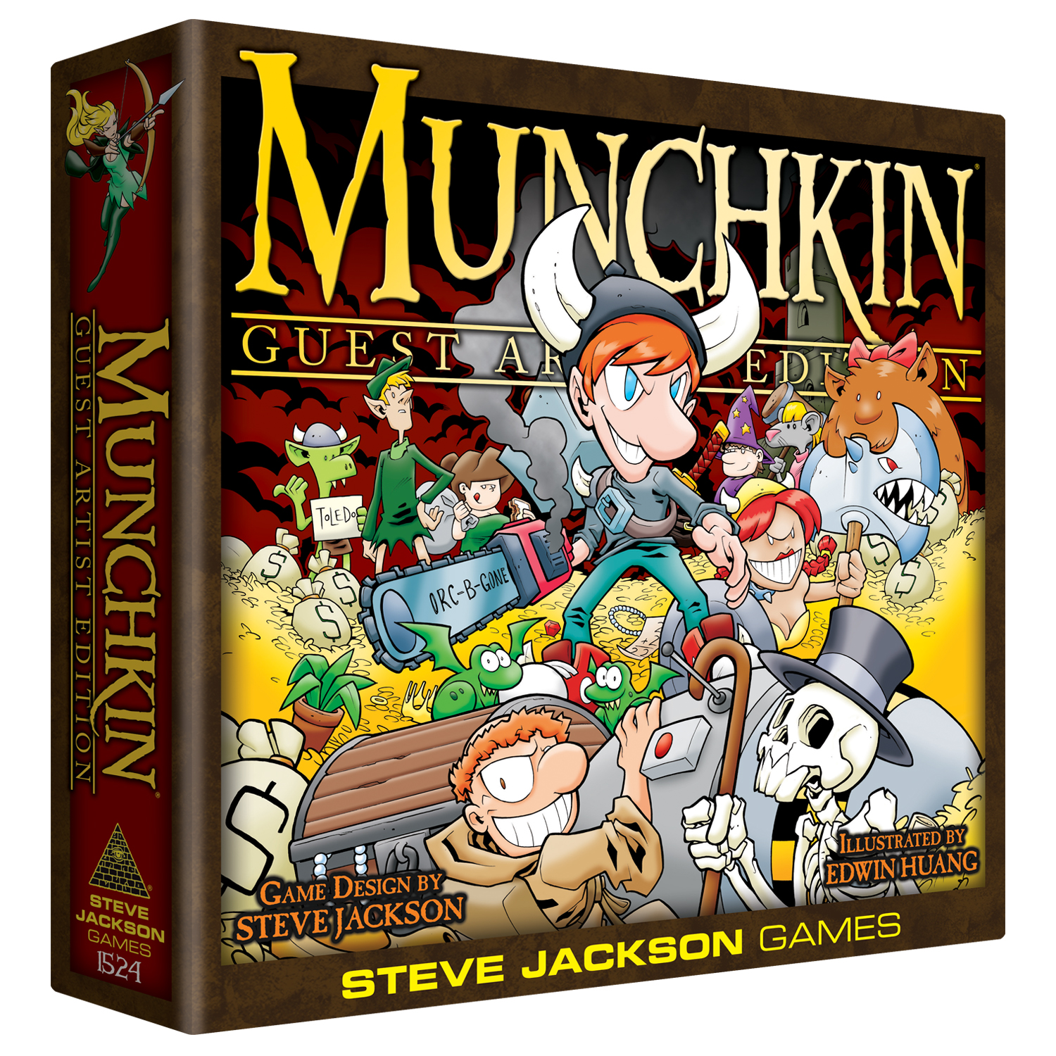 Official Munchkin Cheesy Promotional Bookmark of Power Narrow Version 