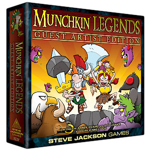 Munchkin Legends Card Game w/ Start A Munchkin Legend Promo Card Steve Jackson 