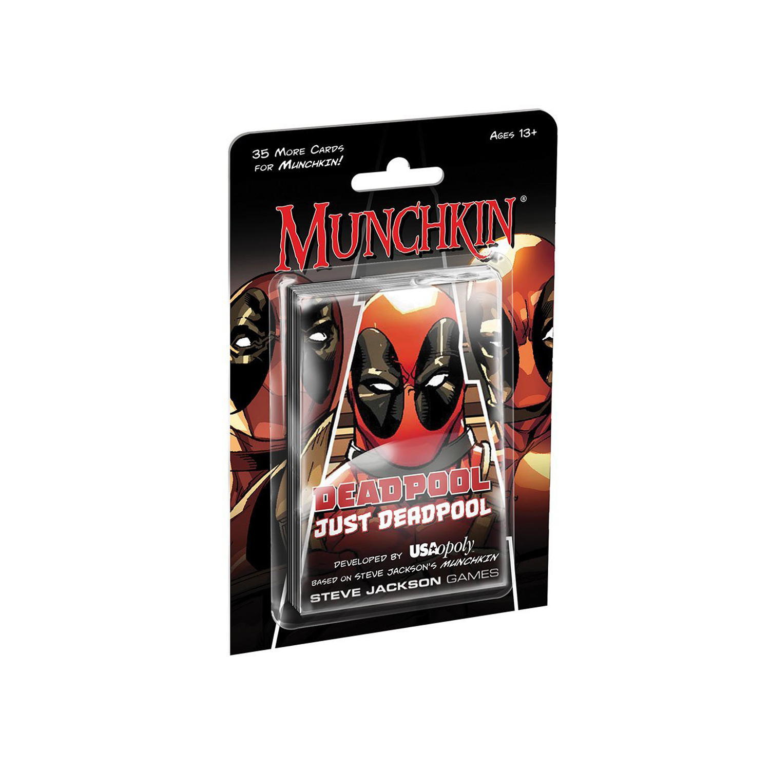 Munchkin Deadpool Just Deadpool 35 Card Booster Pack Steve Jackson Games 
