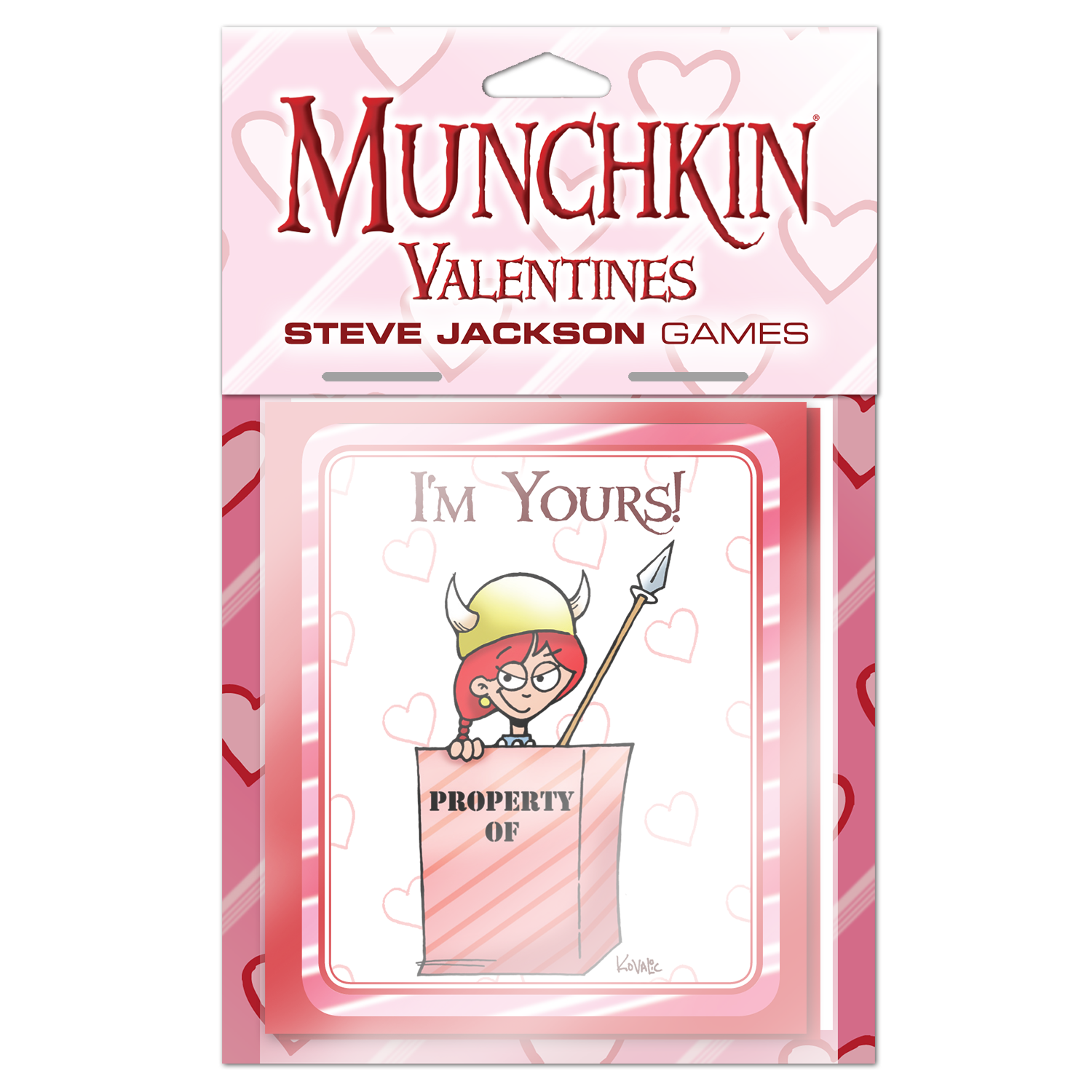 Munchkin SJG5607 Valentines Holiday Valentine's Day Themed Card Set Supplement 