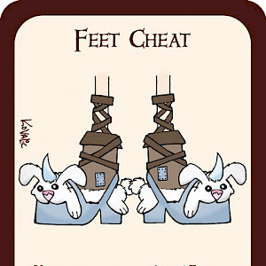 Feet Cheat Munchkin Promo Card cover
