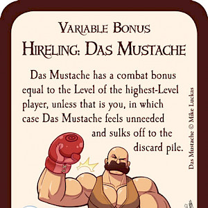 Hireling: Das Mustache Munchkin Promo Card cover