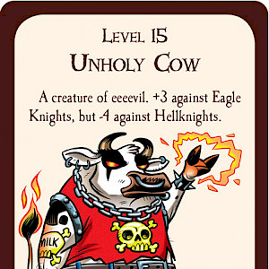 Unholy Cow Munchkin Promo Card cover