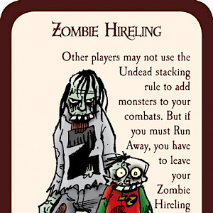 Zombie Hireling Munchkin Promo Card cover