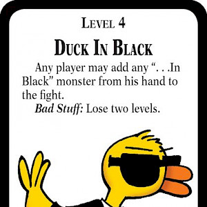 Duck In Black Munchkin Impossible Promo Card cover