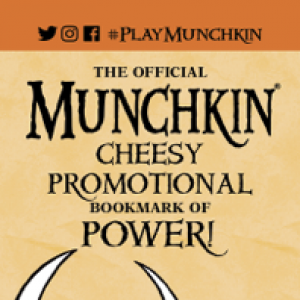 The Official Munchkin Cheesy Promotional Bookmark of Power! cover