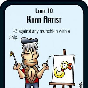 Khan Artist Star Munchkin Promo Card cover