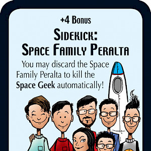 Sidekick: Space Family Peralta Star Munchkin Promo Card cover