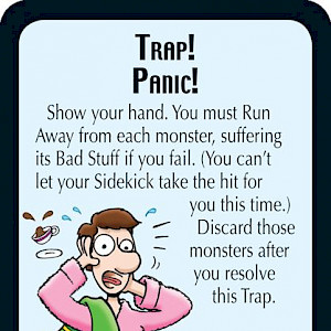 Trap! Panic! Star Munchkin Promo Card cover