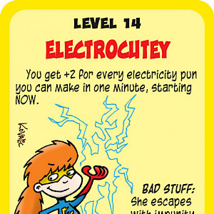 Electrocutey Super Munchkin Promo Card cover