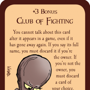 Club of Fighting Munchkin Promo Card cover