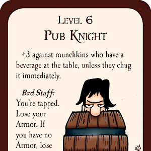 Pub Knight Munchkin Promo Card cover