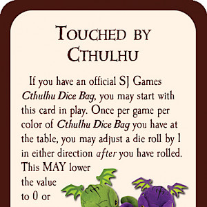 Touched by Cthulhu Munchkin Promo Card cover