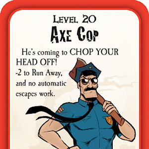 Axe Cop Munchkin Zombies Promo Card cover