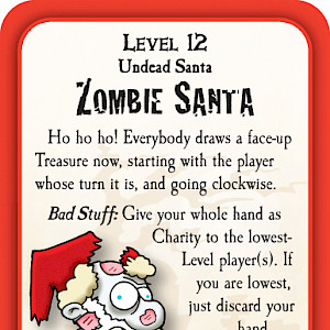 Zombie Santa Munchkin Zombies Promo Card cover