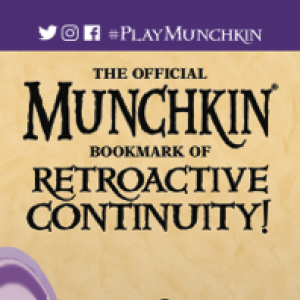 The Official Munchkin Bookmark of Retroactive Continuity! cover
