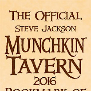 The Official Steve Jackson Munchkin Tavern 2016 Bookmark of Cooperative Quaffing! cover
