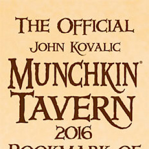 The Official John Kovalic Munchkin Tavern 2016 Bookmark of What the Duck?! cover