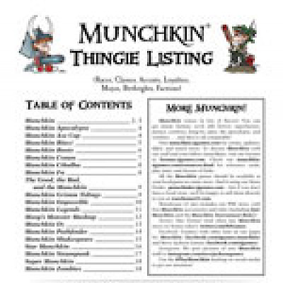 Munchkin Thingies Updated cover