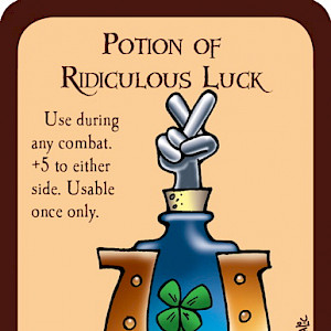 Potion of Ridiculous Luck Munchkin Promo Card cover
