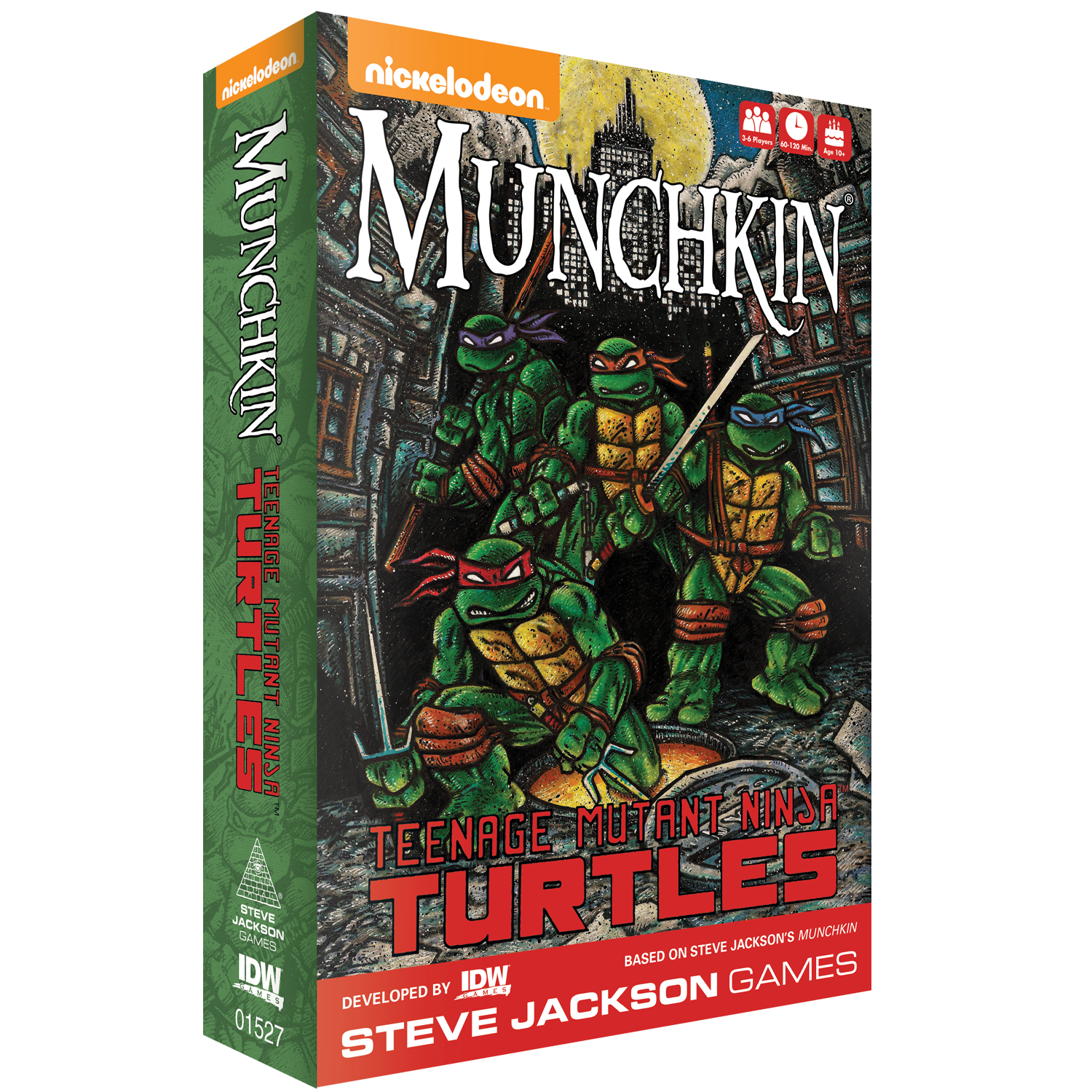 Munchkin Teenage Mutant Ninja Turtles Deluxe Board Game Steve Jackson Games