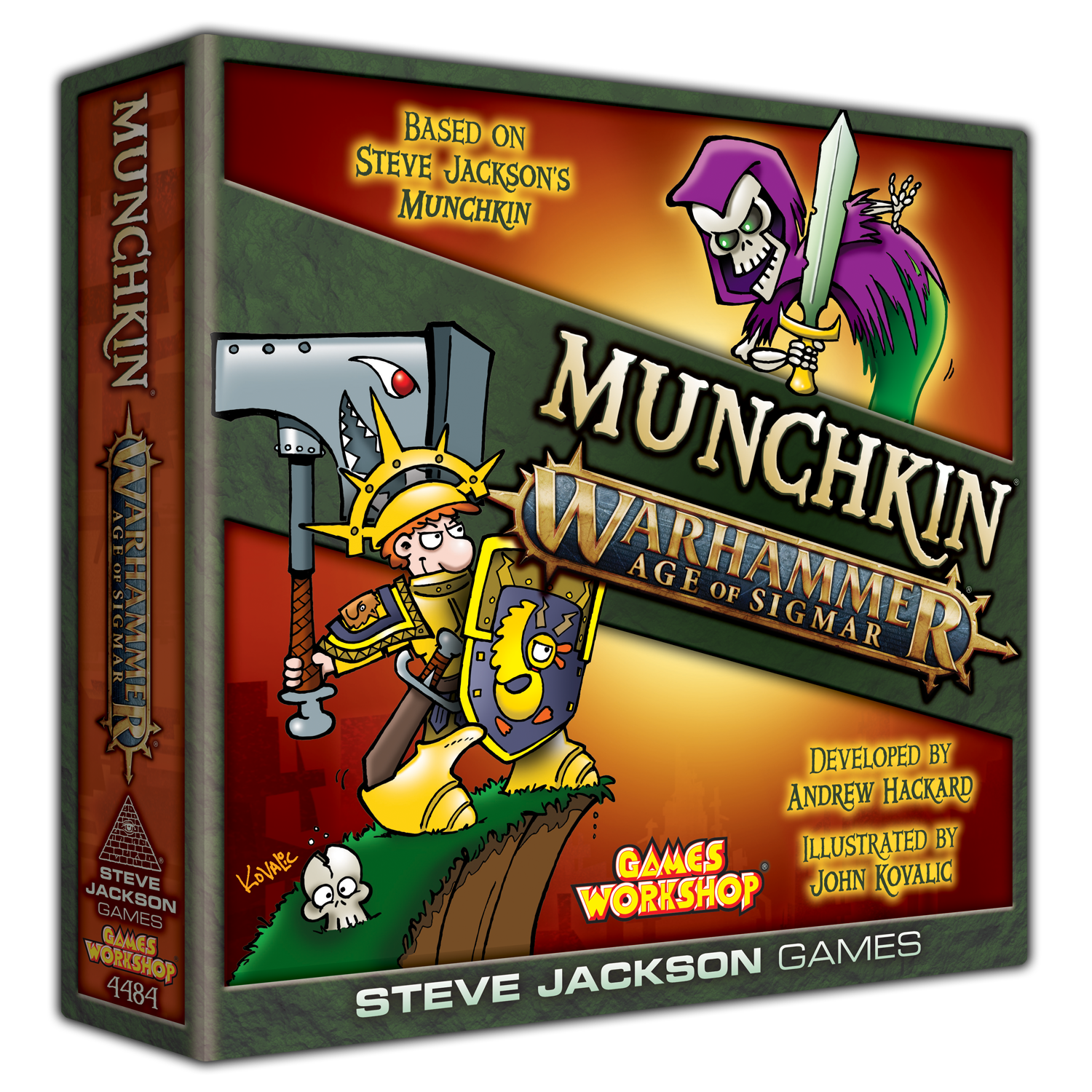 Asmodee Juego De Mesa Munchkin Warhammer Age Of Sigmar Muerte Y