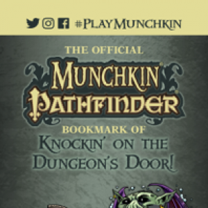 The Official Munchkin® Pathfinder® Bookmark of Knockin' on the Dungeon's Door! cover