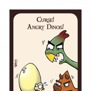 Curse! Angry Dinos Munchkin Promo Card cover