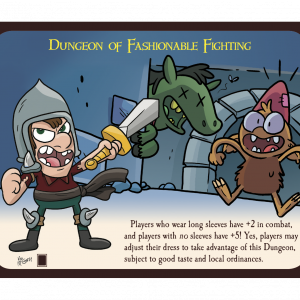 Dungeon of Fashionable Fighting Munchkin Promo Card cover