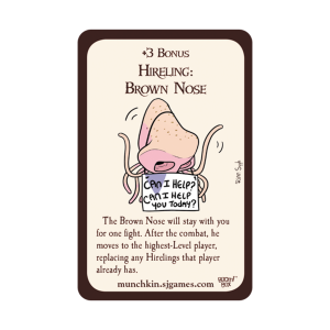 Hireling: Brown Nose Munchkin Promo Card cover