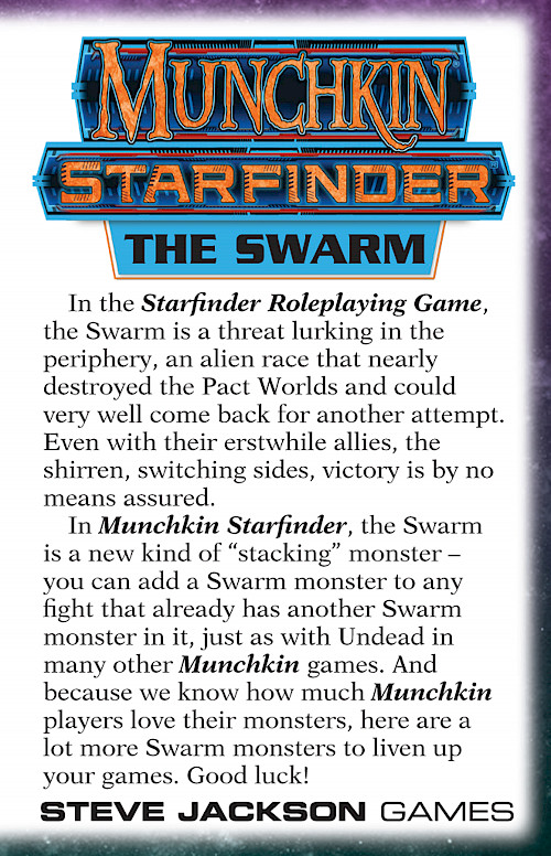Munchkin Starfinder The Swarm cover