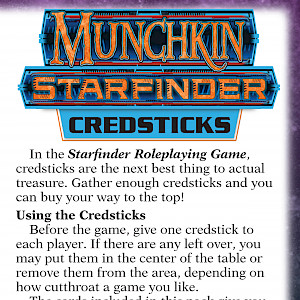 Munchkin Starfinder Credsticks cover