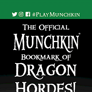 The Official Munchkin Bookmark of Dragon Hordes! cover