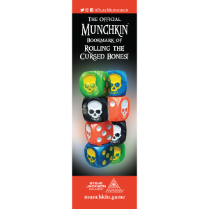 The Official Munchkin Bookmark of Rolling the Cursed Bones! cover