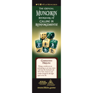 The Official Munchkin Bookmark of Calling in Reinforcements! cover