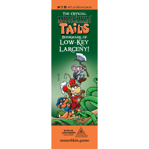 The Official Munchkin Tails Bookmark of Low-key Larceny! cover
