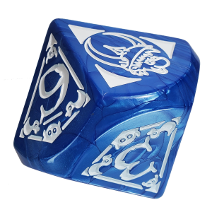 Colossal Munchkin Level Die (Blue) cover