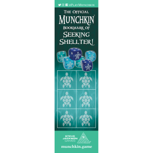 The Official Munchkin Bookmark of Seeking Shellter! cover